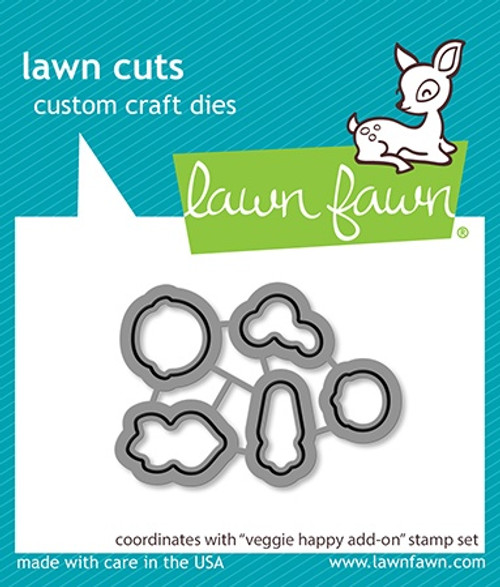 Lawn Cuts Custom Craft Die-Veggie Happy Add-On 5A0021MD-1G4JW - 789554580960