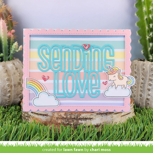 Lawn Fawn Clear Stamps 3"X4"-My Rainbow 5A0021MJ-1G4HW