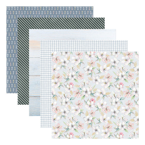Spellbinders Designer Paper Pack 12"X12" From Rosie's Studio-Heartfelt - 5A0021RZ-1G4P4