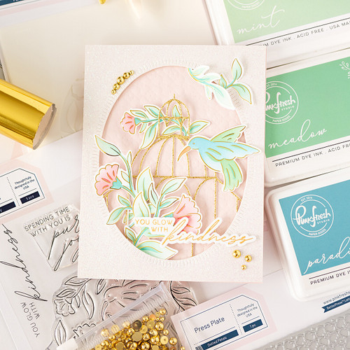 Pinkfresh Studio Press Plate-Pure Joy - 5A0021P4-1G4L6 Pinkfresh Studio Press Plate-Pure Joy - 5A0021P4-1G4L6