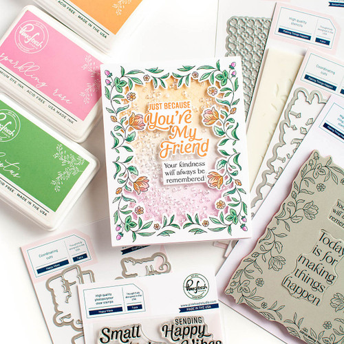 Pinkfresh Studio Cling Stamp Set 4.25"X5.5"-Making Things Happen - 5A0021NV-1G4L8 Pinkfresh Studio Cling Stamp Set 4.25"X5.5"-Making Things Happen - 5A0021NV-1G4L8