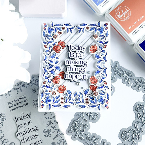 Pinkfresh Studio Cling Stamp Set 4.25"X5.5"-Making Things Happen - 5A0021NV-1G4L8 Pinkfresh Studio Cling Stamp Set 4.25"X5.5"-Making Things Happen - 5A0021NV-1G4L8