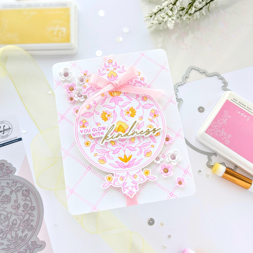 Pinkfresh Studio Press Plate-Garden Tapestry - 5A0021P2-1G4LC Pinkfresh Studio Press Plate-Garden Tapestry - 5A0021P2-1G4LC