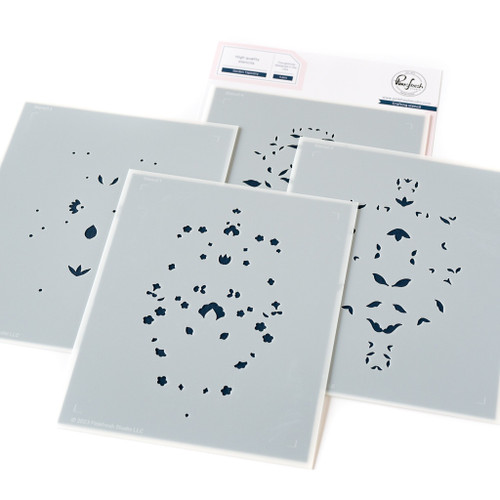 Pinkfresh Studio Stencils 4.25"X5.25" 4/Pkg-Garden Tapestry - 5A0021NX-1G4LJ - 736952884725 Pinkfresh Studio Stencils 4.25"X5.25" 4/Pkg-Garden Tapestry - 5A0021NX-1G4LJ - 736952884725