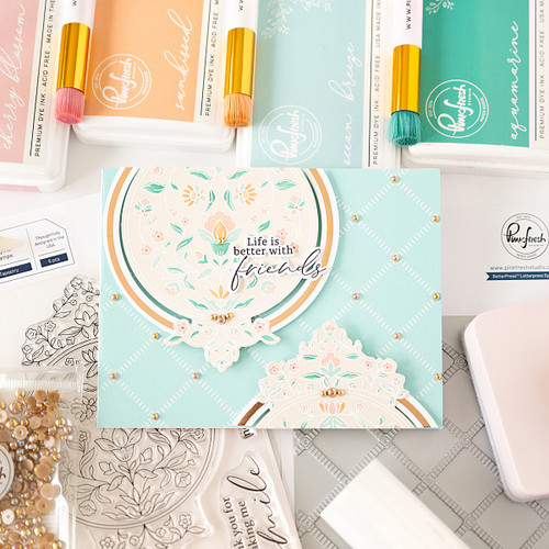 Pinkfresh Studio Clear Stamp Set 4"X6"-Garden Tapestry - 5A0021NK-1G4KV Pinkfresh Studio Clear Stamp Set 4"X6"-Garden Tapestry - 5A0021NK-1G4KV