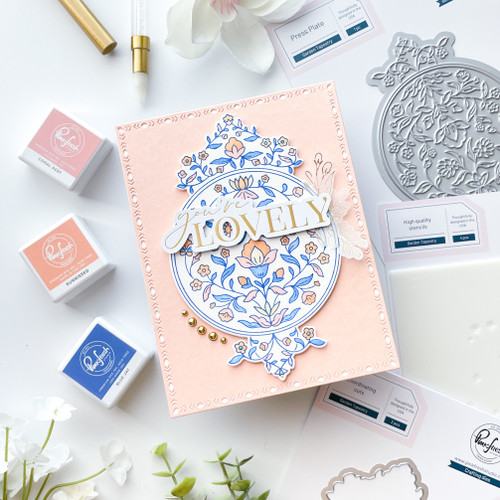 Pinkfresh Studio Clear Stamp Set 4"X6"-Garden Tapestry - 5A0021NK-1G4KV Pinkfresh Studio Clear Stamp Set 4"X6"-Garden Tapestry - 5A0021NK-1G4KV