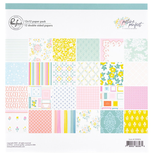 Pinkfresh Studio Double-Sided Paper Pack 12"X12"-Picture Perfect 5A0021N6-1G4KP - 736952883964