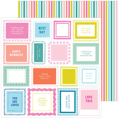 25 Pack Picture Perfect Double-Sided Cardstock 12"X12"-Picture Perfect 5A0021N1-1G4KM - 736952884039