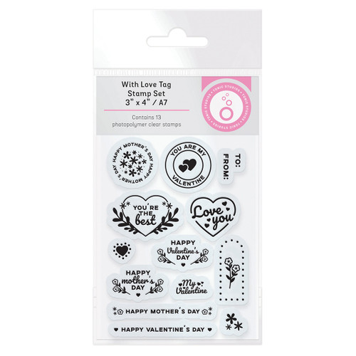 Tonic Studios Stamp Set-Mother's Day & Valentine Day Tag 5460ESTA - 841079154603