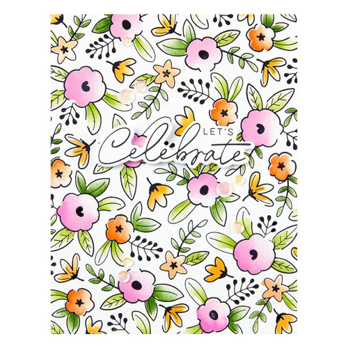 Spellbinders Press Plate By Yana Smakula-Floral Celebration - 5A0021PB-1G4M8 Spellbinders Press Plate By Yana Smakula-Floral Celebration - 5A0021PB-1G4M8