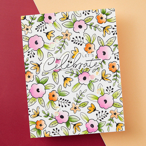 Spellbinders Press Plate By Yana Smakula-Floral Celebration - 5A0021PB-1G4M8 Spellbinders Press Plate By Yana Smakula-Floral Celebration - 5A0021PB-1G4M8