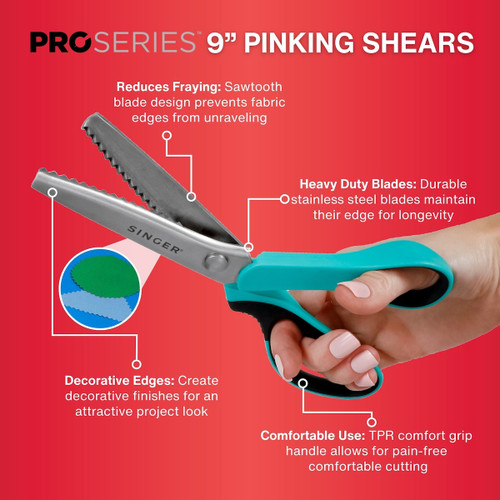 SINGER ProSeries Pinking Scissors -9" - 5A0021R0-1G4MY
