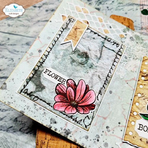 Elizabeth Craft Clear Stamps-Stitched Borders 5A0021GH-1G488