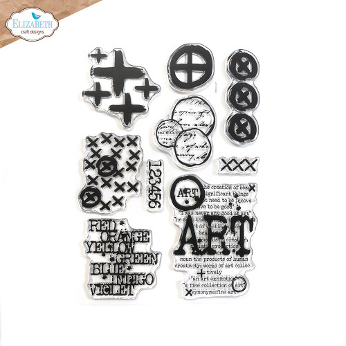 Elizabeth Craft Clear Stamps-Plusses And More 5A0021GC-1G48D - 810003538918