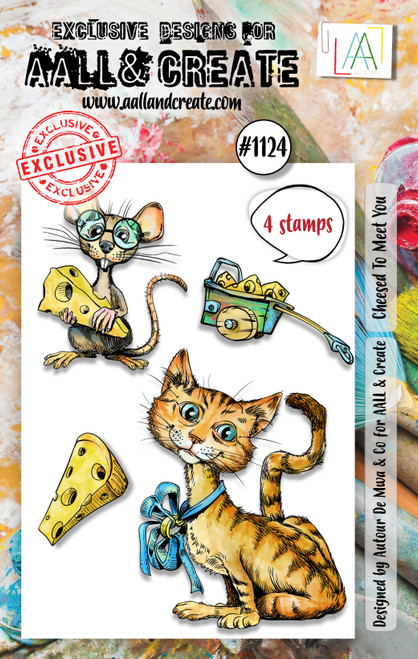 AALL And Create A7 Photopolymer Clear Stamp Set-Cheesed To Meet You 5A0020T4-1G3KV - 5060979165532