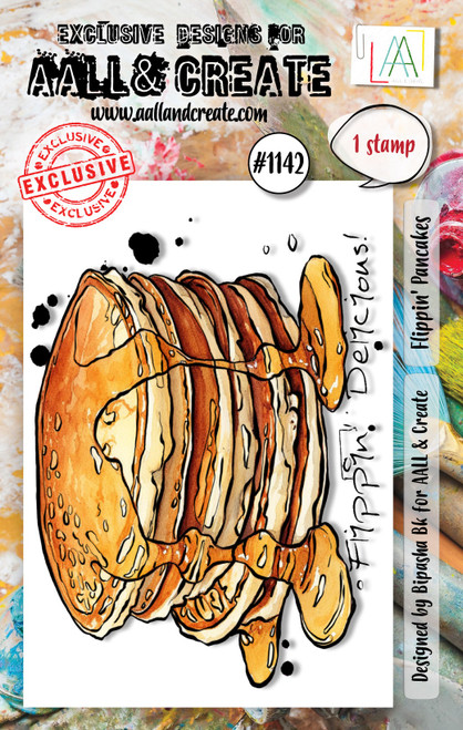 AALL And Create A7 Photopolymer Clear Stamp Set-Flippin' Pancakes 5A0020SX-1G3KZ - 5060979166195
