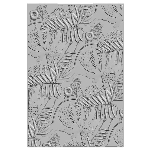 Sizzix 3D Textured Embossing Folder By Catherine Pooler-Jungle Textures 666605