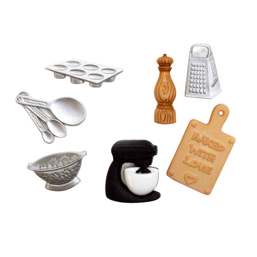 Dress It Up Embellishments-The Master Chef - DIUBTN-6539 Dress It Up Embellishments-The Master Chef - DIUBTN-6539