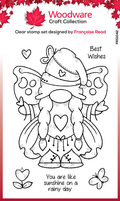 Woodware Clear Stamps 4"X6"-Singles Butterfly Norma - 5A0022CR-1G52V - 5055305987650 Woodware Clear Stamps 4"X6"-Singles Butterfly Norma - 5A0022CR-1G52V - 5055305987650