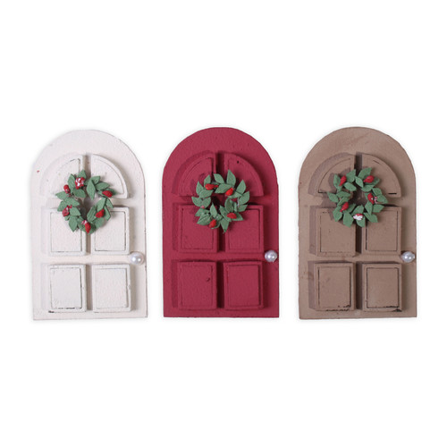 Little Birdie MDF Christmas Dcor 3/Pkg-Door Dcor 5A0021D7-1G47X