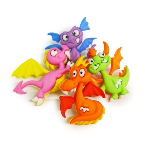 6 Pack - Dress It Up Embellishments-Dragon Tale - DIUBTN-8299 6 Pack - Dress It Up Embellishments-Dragon Tale - DIUBTN-8299