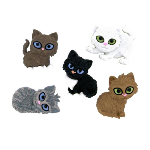 Dress It Up Embellishments-Kitten Kaboodle - DIUBTN-6971 Dress It Up Embellishments-Kitten Kaboodle - DIUBTN-6971