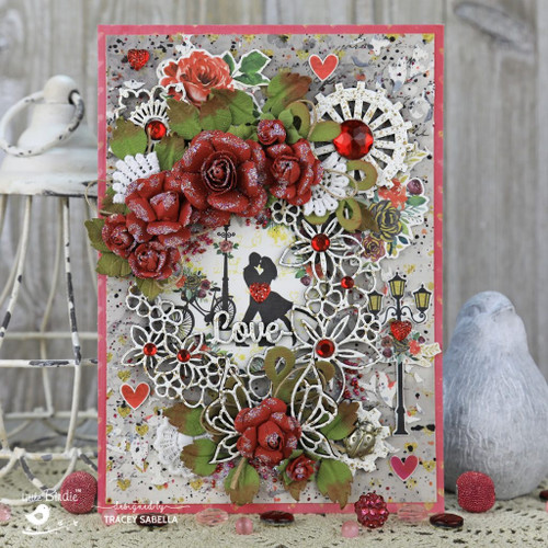 Little Birdie True Love Cardstock Pack 6"X6" 24/Pkg-True Love - CR83998 Little Birdie True Love Cardstock Pack 6"X6" 24/Pkg-True Love - CR83998