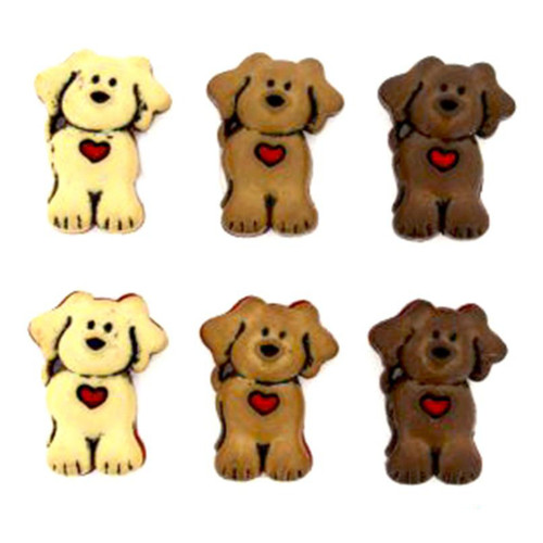 Dress It Up Embellishments-Ruff Ruff - DIUBTN3-10287 Dress It Up Embellishments-Ruff Ruff - DIUBTN3-10287