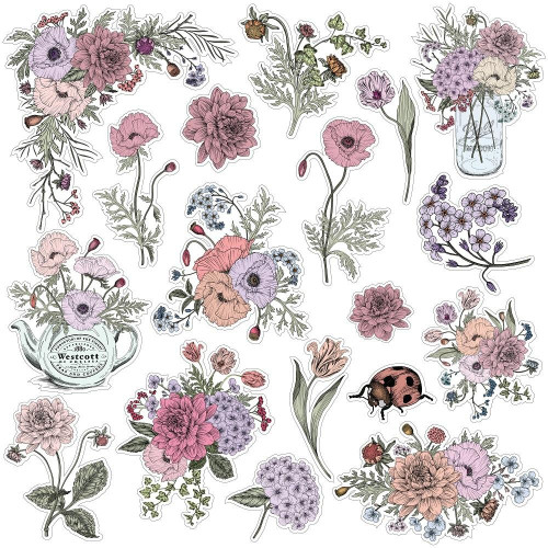 Little Birdie Ephemera Embellishment 50/Pkg-Botanical Garden - EPHM50-87146 Little Birdie Ephemera Embellishment 50/Pkg-Botanical Garden - EPHM50-87146