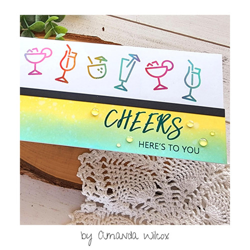 3 Pack - Deco Foil Adhesive Transfer Sheets 5.9" x 5.9"-Cheers - 5A0022TB-1G5TT