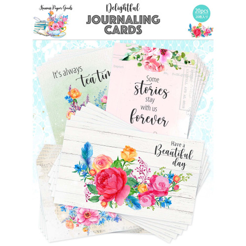 3 Pack Memory Place Journal Card Pack 20/Pkg-Delightful 5A0022SD-1G5TF - 4582248613588