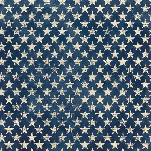 25 Pack With Liberty Double-Sided Cardstock 12"X12"-Stars & Stripes 5A0022N5-1G5KS