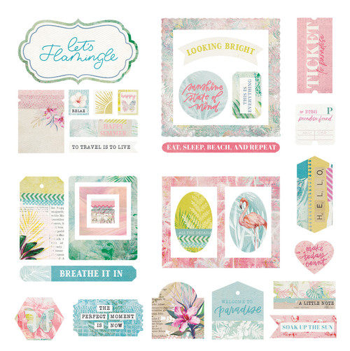 Coco Paradise Ephemera Cardstock Die-Cuts-Cardstock 5A0022N0-1G5KL