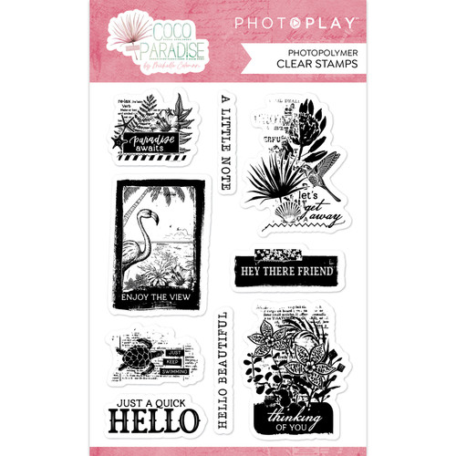 PhotoPlay Photopolymer Clear Stamps-Coco Paradise - 5A0022N1-1G5KM - 709388345160