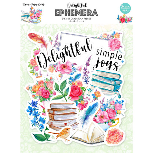 Memory Place Ephemera Cardstock Die-Cuts-Delightful - 5A0022SW-1G5T3 - 4582248613564