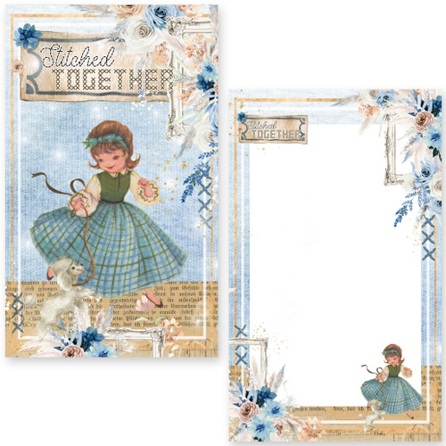 Memory Place Journal Card Pack 20/Pkg-Stitched Together - 5A0022SZ-1G5T7