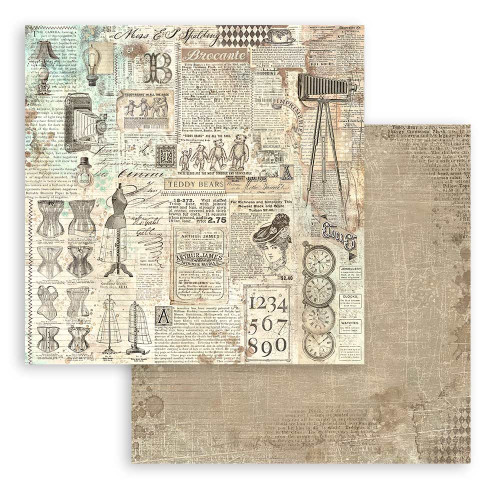 Stamperia Backgrounds Double-Sided Paper Pad 8"X8" 10/Pkg-Brocante Antiques - 5A0021L4-1G4GB Stamperia Backgrounds Double-Sided Paper Pad 8"X8" 10/Pkg-Brocante Antiques - 5A0021L4-1G4GB