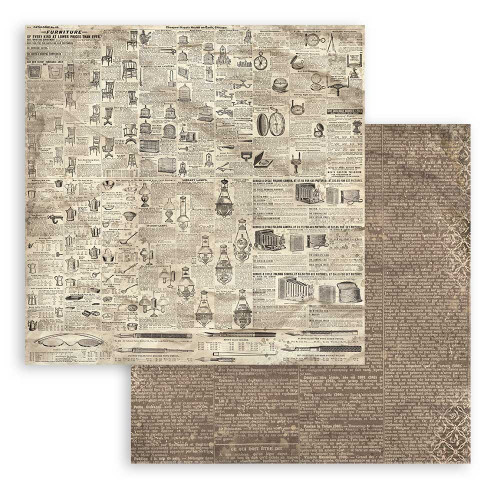 Stamperia Backgrounds Double-Sided Paper Pad 8"X8" 10/Pkg-Brocante Antiques - 5A0021L4-1G4GB Stamperia Backgrounds Double-Sided Paper Pad 8"X8" 10/Pkg-Brocante Antiques - 5A0021L4-1G4GB