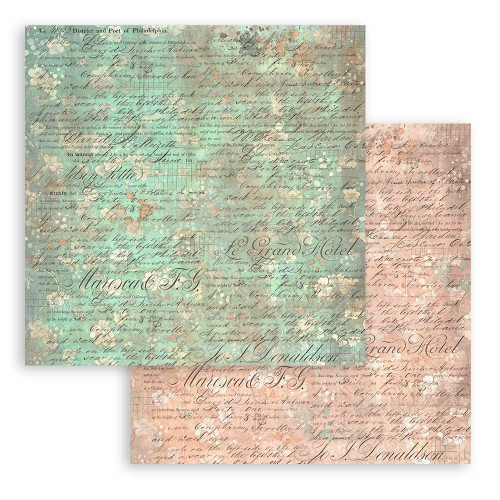 Stamperia Backgrounds Double-Sided Paper Pad 8"X8" 10/Pkg-Brocante Antiques 5A0021L4-1G4GB