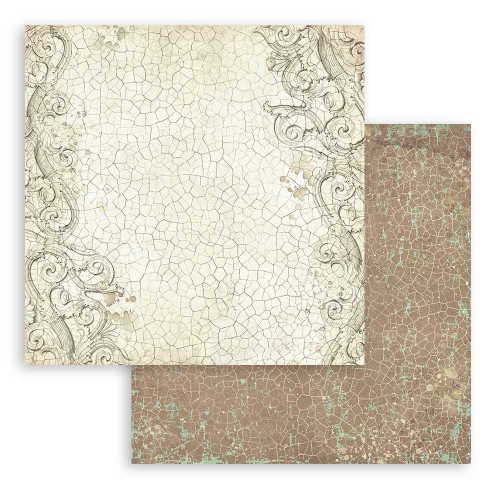 Stamperia Backgrounds Double-Sided Paper Pad 8"X8" 10/Pkg-Brocante Antiques 5A0021L4-1G4GB