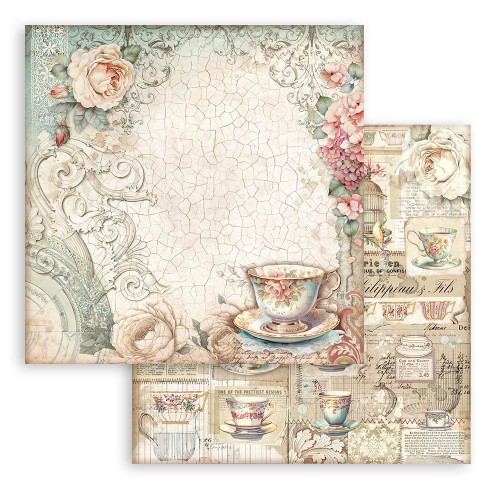 Stamperia Double-Sided Paper Pad 12"X12" 10/Pkg-Brocante Antiques 5A0021L1-1G4GM