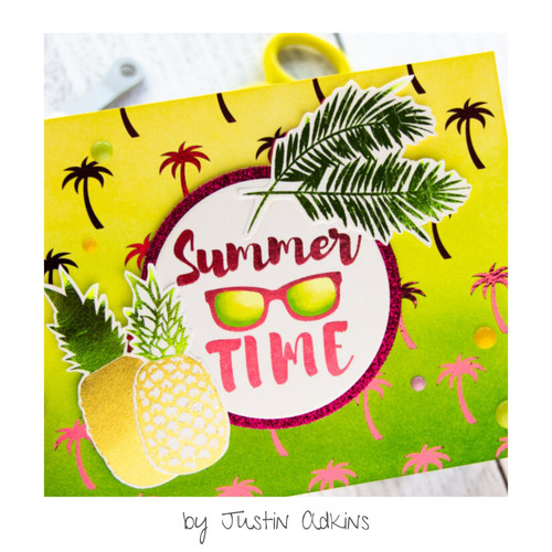 Deco Foil Adhesive Transfer Sheet by Brutus Monroe 5.9"X5.9"-Summer Sizzle - 5A0022TK-1G5TW