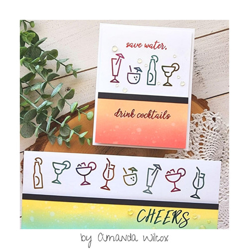 Deco Foil Adhesive Transfer Sheets 5.9" x 5.9"-Cheers - 5A0022TB-1G5TT