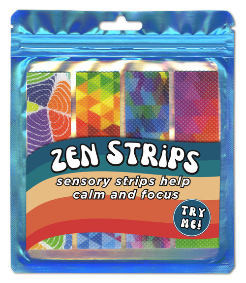 Zen Strips Sensory Strips 4/Pkg-Bumpy Brights - 5A0022V1-1G5VN - 634901008560
