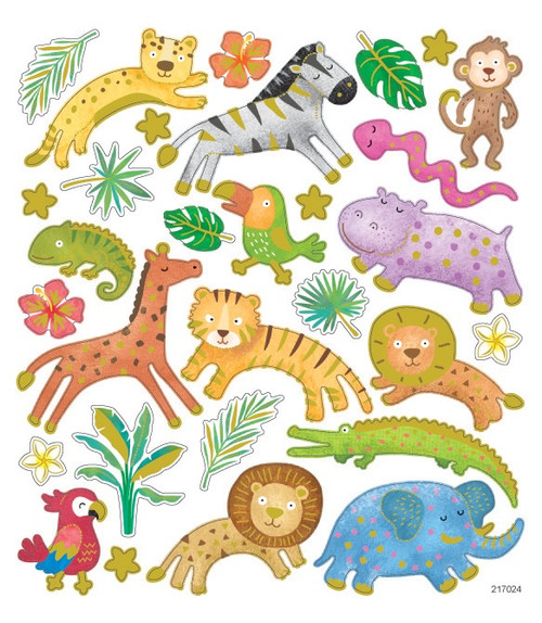 Sticker King Stickers-Jungle Life - SK129MC-1G5W4 - 679924493818