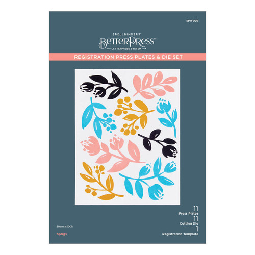 Spellbinders Better Press Plates & Dies By Dawn Woleslagle-Sprigs - 5A0022GR-1G597 - 810146541684