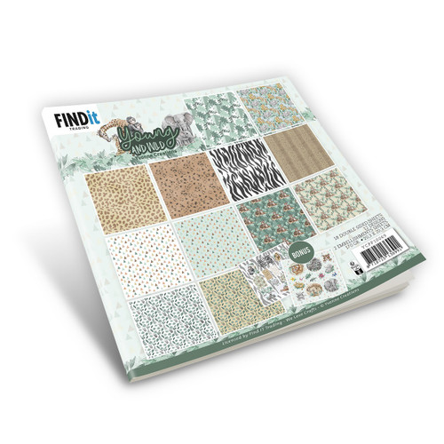 3 Pack - Find It Trading Yvonne Creations Paper Pack 8"X8" 18/Pkg-Design, Young And Wild - 5A002315-1G641 - 8718715136991