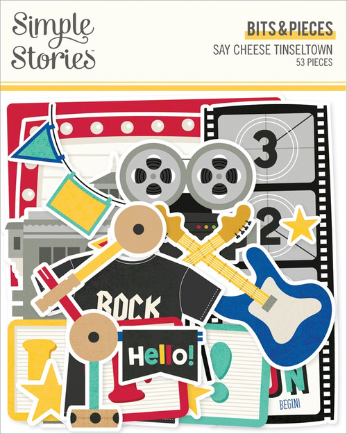 3 Pack - Say Cheese Tinseltown Bits & Pieces 53/Pkg-53/Pkg - 5A0022JZ-1G5D8 - 810150770810