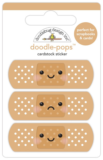 6 Pack Doodlebug Doodle-Pops 3D Sticker-All Better 5A0023DN-1G6DF - 842715080171