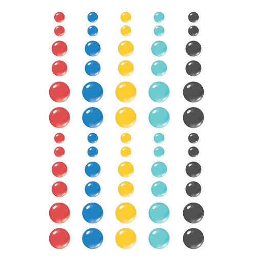 3 Pack - Say Cheese Epic Enamel Dots-Glossy - 5A0022L8-1G5F0